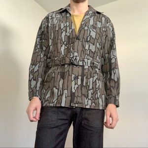 Vintage Trebark Camo Belted Field Jacket